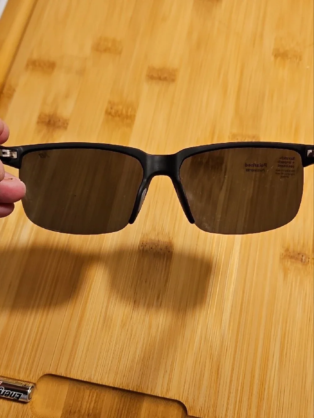 New Balance Black Men's Polarized Sunglasses NWT BLACK & GREY